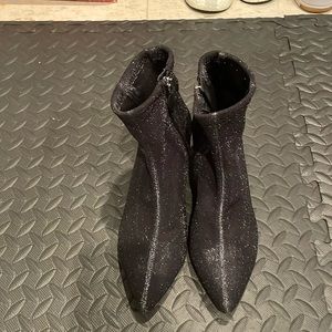 Rebecca Minkoff low heel festive booties